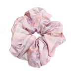 Lilac Mist Tercel Round Scrunchie Crushed Lilac, Watercolor