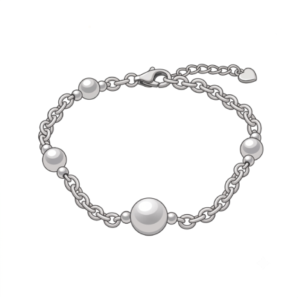 Silver Bracelet with Bespoke Design